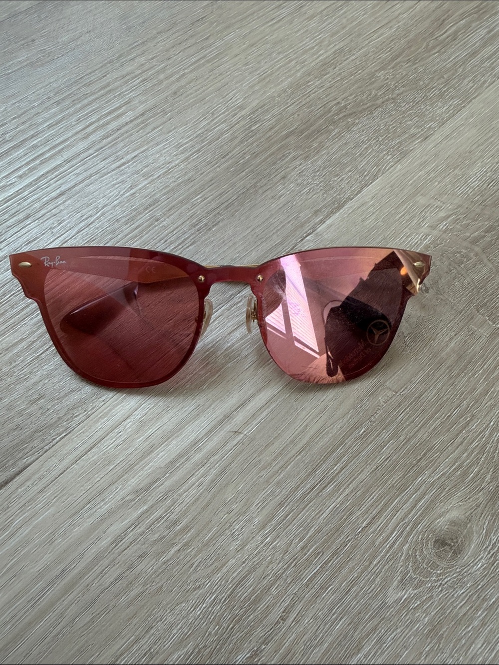 Ray-Ban Women's Rose/Pink Cat-Eye Sunglasses